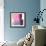 Swish of Magenta II-Piper Rhue-Framed Art Print displayed on a wall