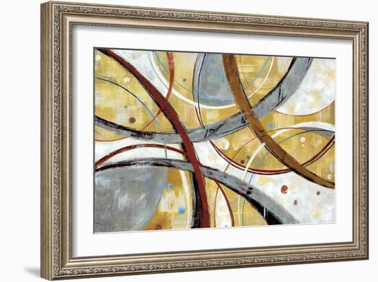 Swishes-null-Framed Art Print