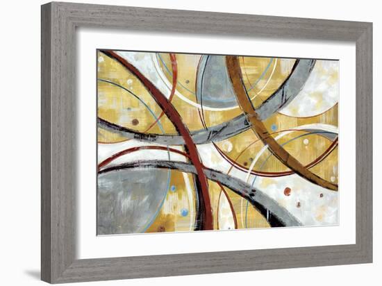 Swishes-null-Framed Art Print