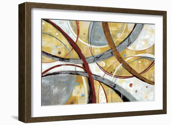 Swishes-null-Framed Art Print