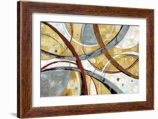 Swishes-null-Framed Art Print