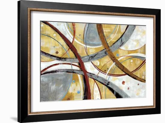 Swishes-null-Framed Art Print