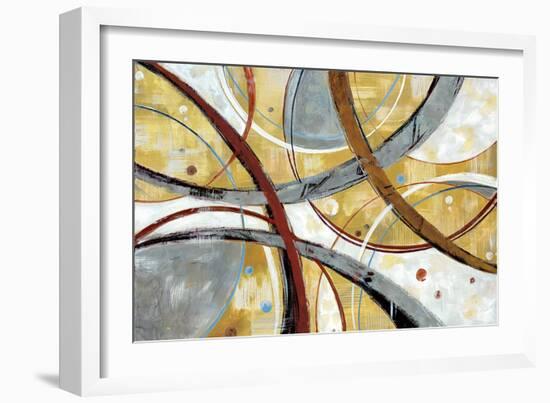 Swishes-null-Framed Art Print