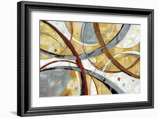 Swishes-null-Framed Art Print