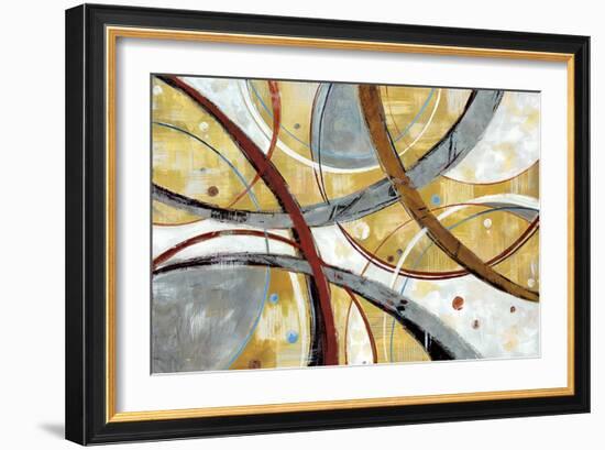 Swishes-null-Framed Art Print