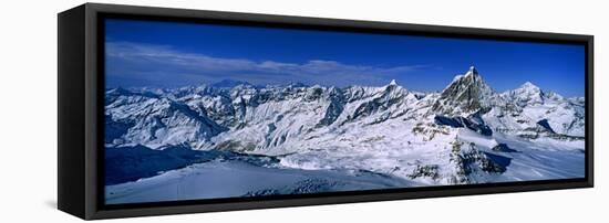 Swiss Alps from Klein Matterhorn, Switzerland-null-Framed Stretched Canvas