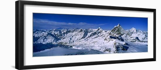 Swiss Alps from Klein Matterhorn, Switzerland-null-Framed Photographic Print