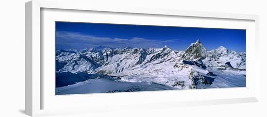 Swiss Alps from Klein Matterhorn, Switzerland-null-Framed Photographic Print