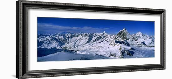 Swiss Alps from Klein Matterhorn, Switzerland-null-Framed Photographic Print