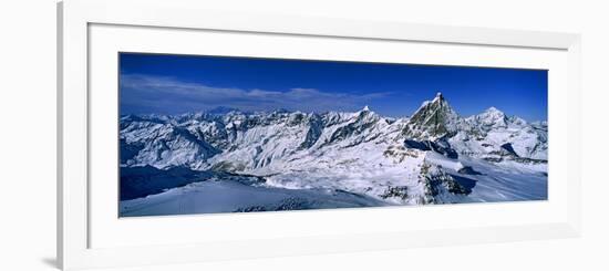 Swiss Alps from Klein Matterhorn, Switzerland-null-Framed Photographic Print