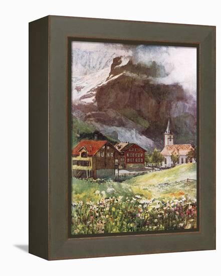 Swiss Alps, Grindelwald-null-Framed Premier Image Canvas