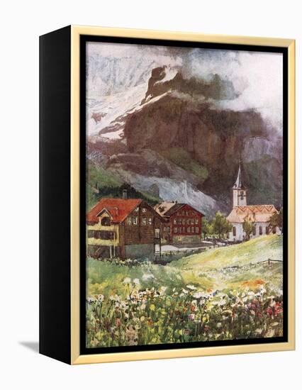 Swiss Alps, Grindelwald-null-Framed Premier Image Canvas