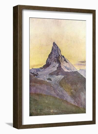 Swiss Alps, Matterhorn-null-Framed Art Print