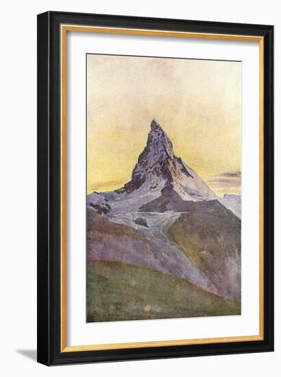 Swiss Alps, Matterhorn-null-Framed Art Print