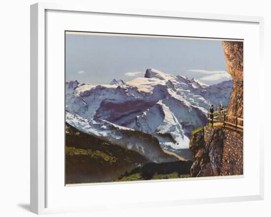 Swiss Alps: on the Stanserhorn-null-Framed Photographic Print