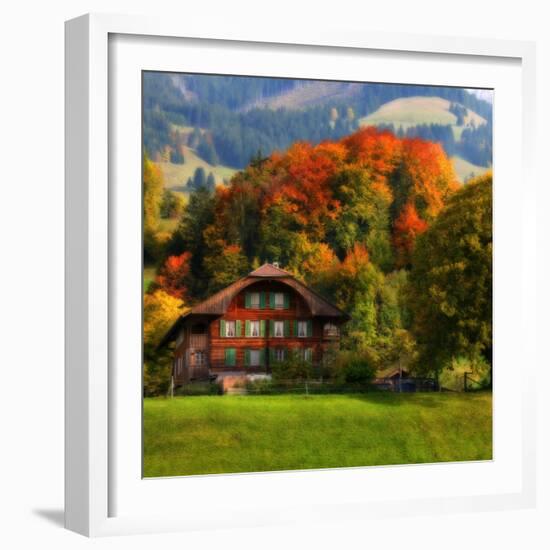 Swiss Chalet-Philippe Sainte-Laudy-Framed Photographic Print