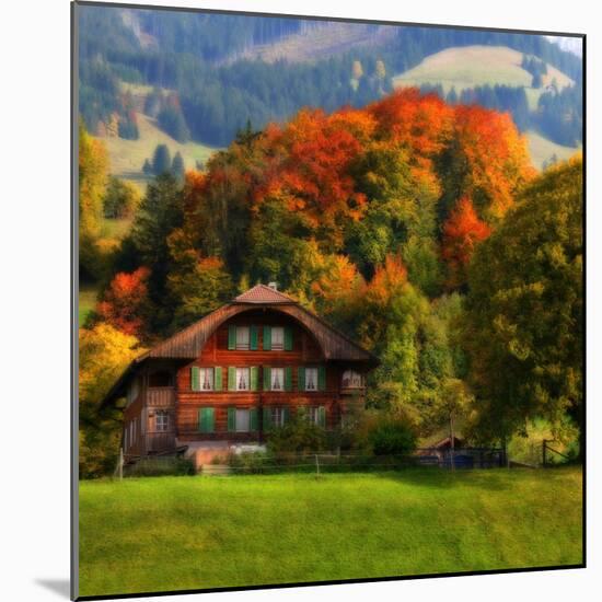 Swiss Chalet-Philippe Sainte-Laudy-Mounted Photographic Print