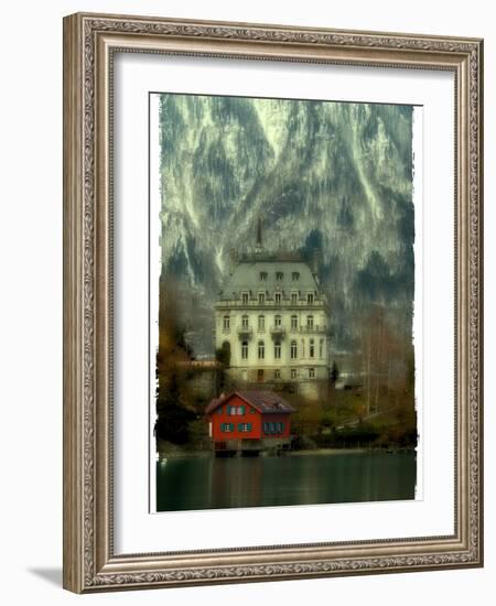 Swiss Chateau-Philippe Sainte-Laudy-Framed Photographic Print