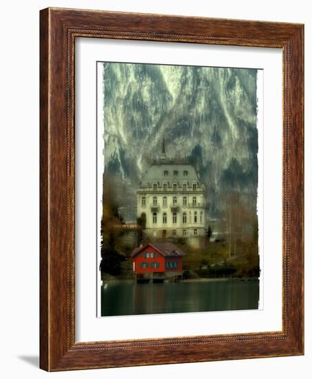 Swiss Chateau-Philippe Sainte-Laudy-Framed Photographic Print