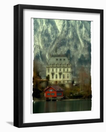 Swiss Chateau-Philippe Sainte-Laudy-Framed Photographic Print