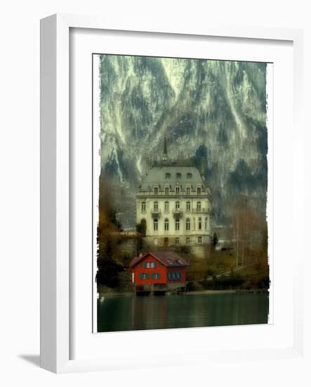 Swiss Chateau-Philippe Sainte-Laudy-Framed Photographic Print