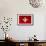 Swiss Flag-igor stevanovic-Framed Stretched Canvas displayed on a wall