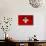 Swiss Flag-igor stevanovic-Art Print displayed on a wall