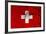 Swiss Flag-igor stevanovic-Framed Art Print