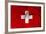 Swiss Flag-igor stevanovic-Framed Art Print