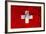 Swiss Flag-igor stevanovic-Framed Art Print