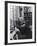 Swiss Psychiatrist Dr. Carl Jung Relaxing in an Easy Chair in His Library at Home-Dmitri Kessel-Framed Premium Photographic Print