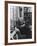 Swiss Psychiatrist Dr. Carl Jung Relaxing in an Easy Chair in His Library at Home-Dmitri Kessel-Framed Premium Photographic Print