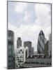 Swiss Re Tower by Architect Sir Norman Foster, 30 St Mary Axe, City of London, England, Uk-Axel Schmies-Mounted Photographic Print