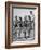 Swiss Youths Standing on the Boardwalk at the Beach-Yale Joel-Framed Photographic Print