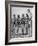 Swiss Youths Standing on the Boardwalk at the Beach-Yale Joel-Framed Photographic Print