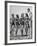 Swiss Youths Standing on the Boardwalk at the Beach-Yale Joel-Framed Photographic Print