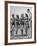 Swiss Youths Standing on the Boardwalk at the Beach-Yale Joel-Framed Photographic Print