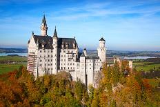 Neuschwanstein Castle in Bavarian Alps, Germany-swisshippo-Photographic Print