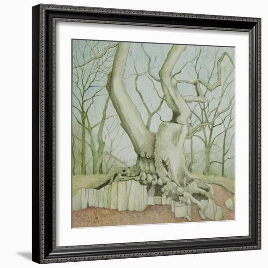 Swithland Oak, 2014-Ann Brain-Framed Giclee Print