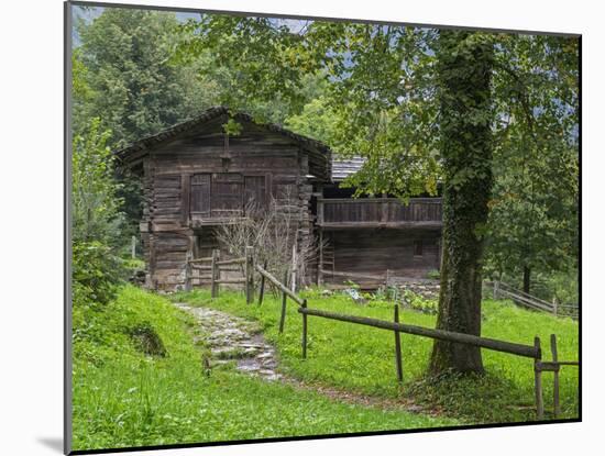 Switzerland, Bern Canton, Ballenberg, Hay Barn, from Blatten Valais Canton 1890-Jamie And Judy Wild-Mounted Photographic Print