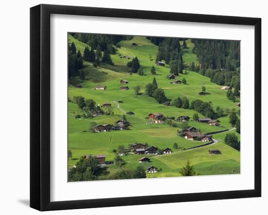 Switzerland, Bern Canton, Grindelwald, Apline Farming Community-Jamie And Judy Wild-Framed Photographic Print