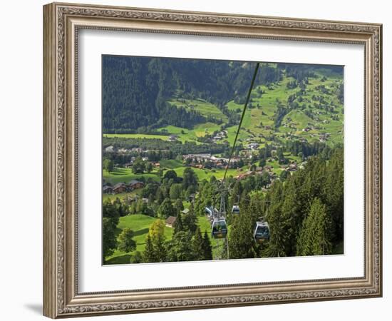 Switzerland, Bern Canton, Grindelwald, Grindelwaild-First Lift-Jamie And Judy Wild-Framed Photographic Print