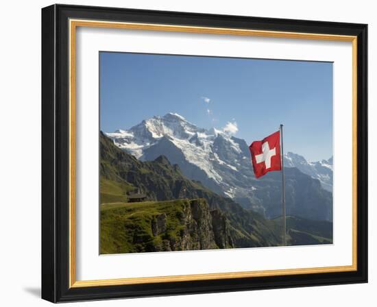 Switzerland, Bern Canton, Mannlichen, the Jungfrau-Jamie And Judy Wild-Framed Photographic Print