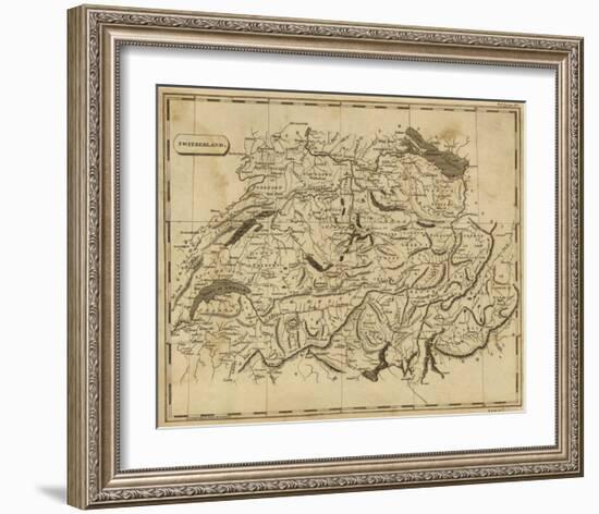 Switzerland, c.1812-Aaron Arrowsmith-Framed Art Print