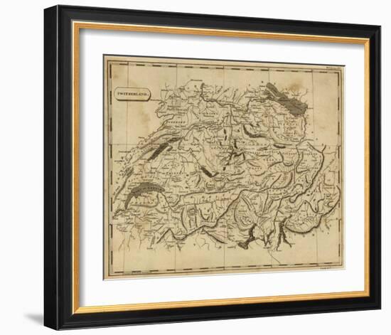 Switzerland, c.1812-Aaron Arrowsmith-Framed Art Print