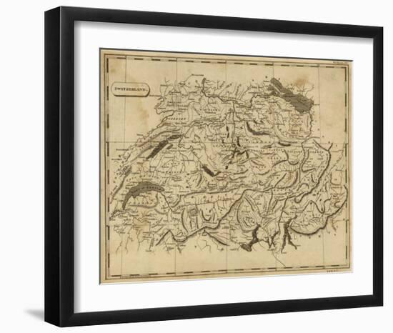 Switzerland, c.1812-Aaron Arrowsmith-Framed Art Print