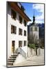 Switzerland, Fribourg, Gruy?res in the Swiss Canton Fribourg, View of Town with Church-Uwe Steffens-Mounted Photographic Print