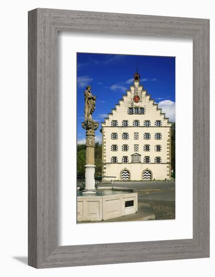 Switzerland, Fribourg on the Sarine River, Planche Superieure-Uwe Steffens-Framed Photographic Print