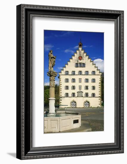 Switzerland, Fribourg on the Sarine River, Planche Superieure-Uwe Steffens-Framed Photographic Print