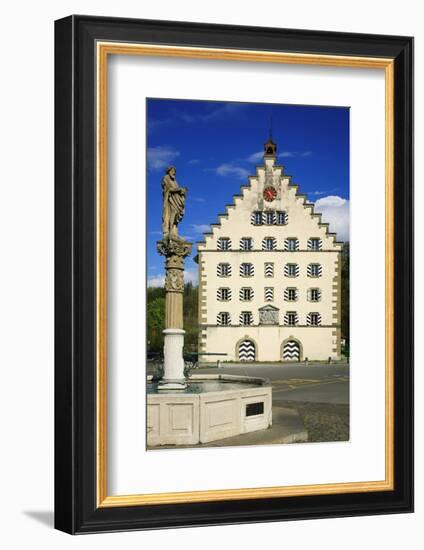 Switzerland, Fribourg on the Sarine River, Planche Superieure-Uwe Steffens-Framed Photographic Print